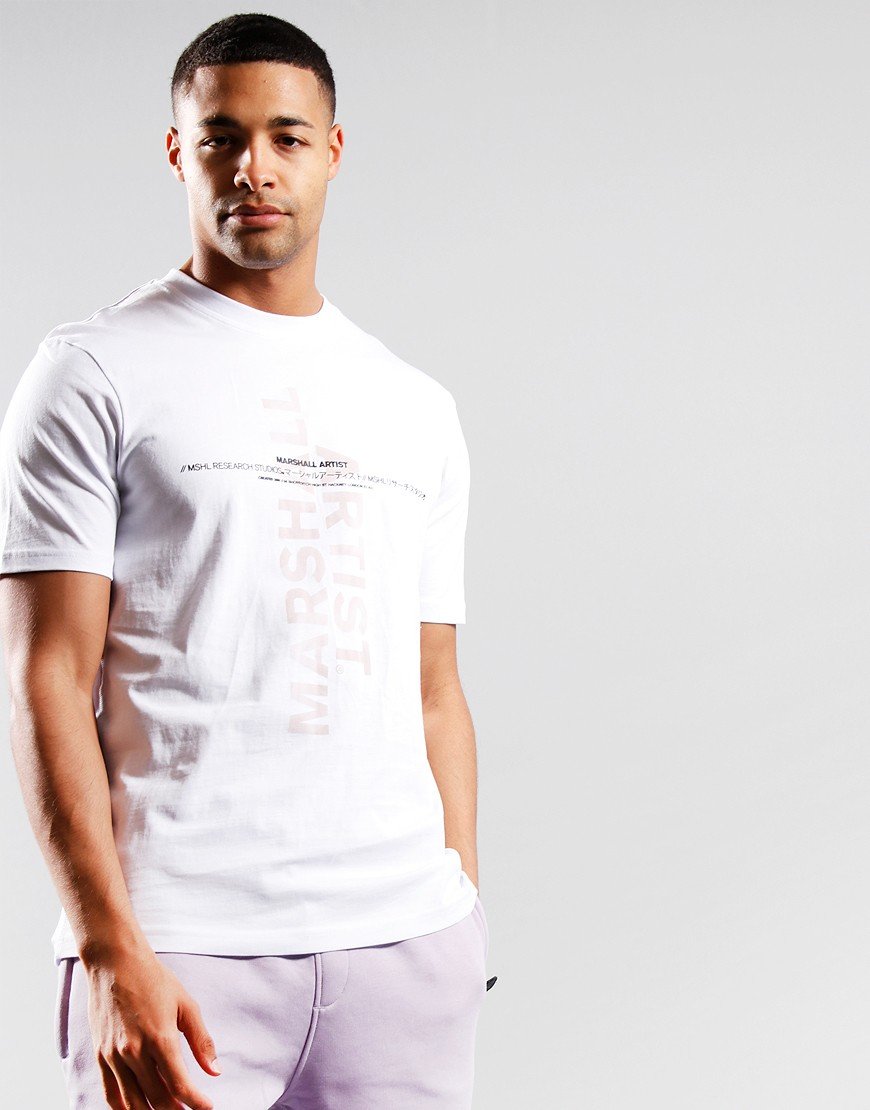 Marshall Artist Vapour Camo T-Shirt White