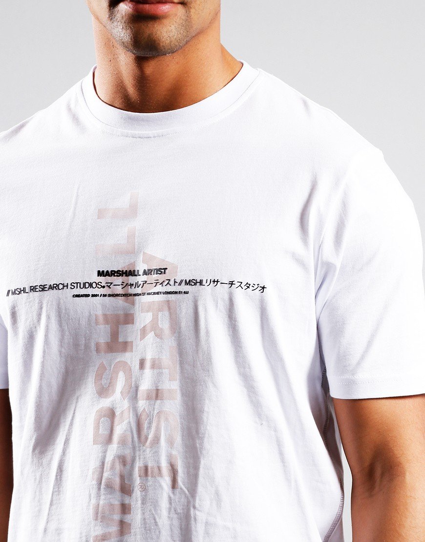 Marshall Artist Vapour Camo T-Shirt White