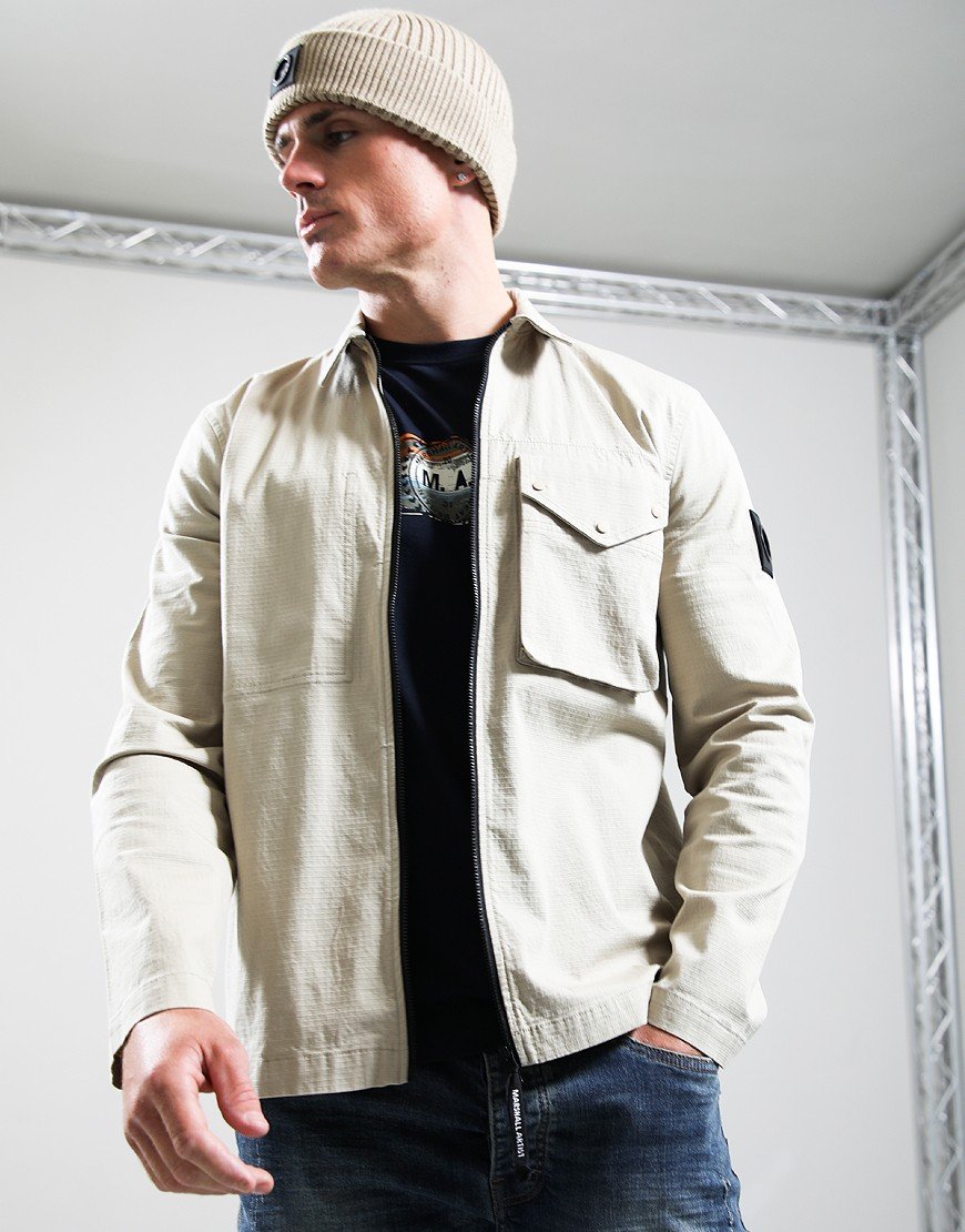 Marshall Artist Vena Overshirt Stone
