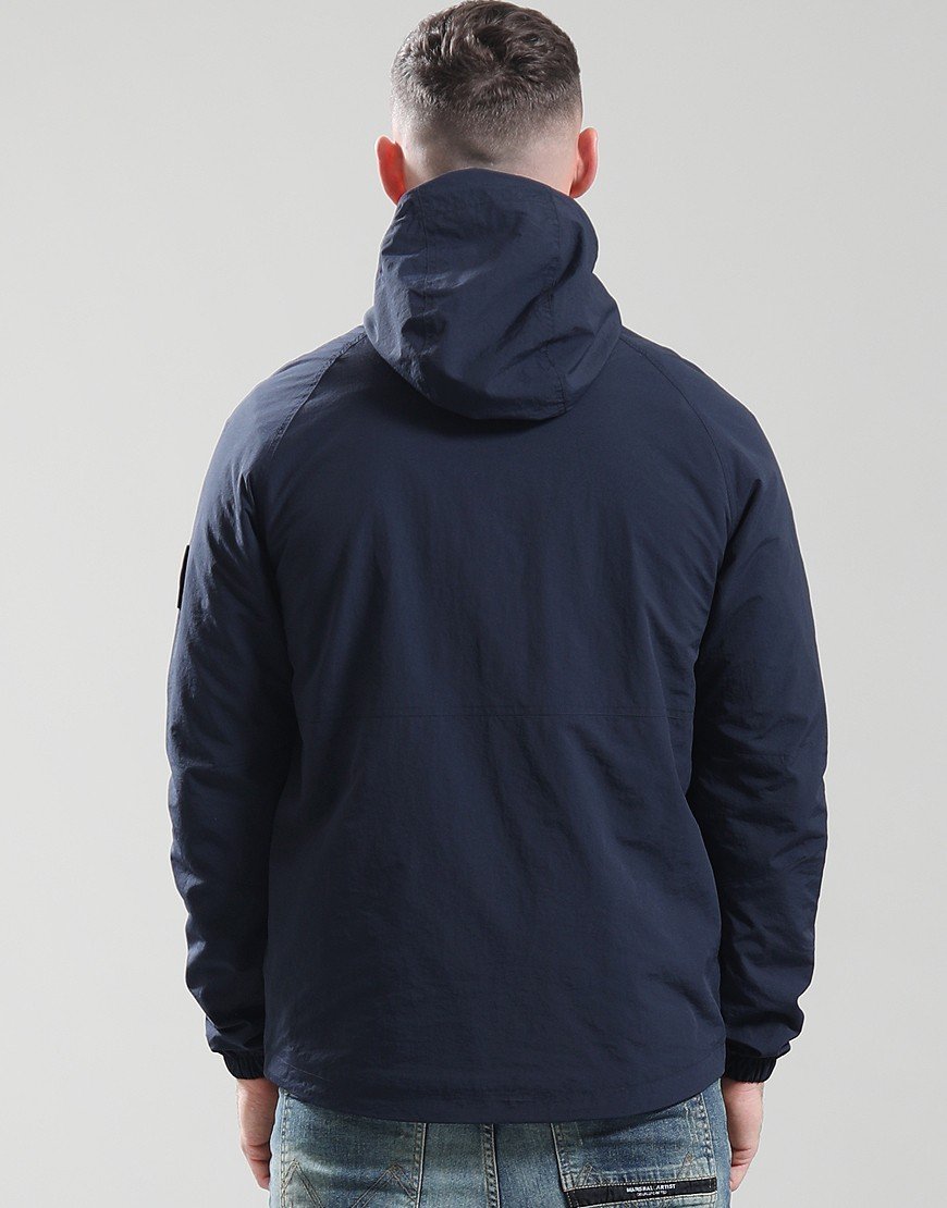 Marshall Artist Waverton 1/4 Zip Ripstop Jacket Navy