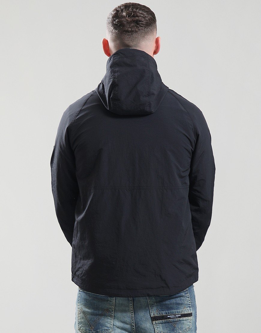 Marshall Artist Waverton 1/4 Zip Ripstop Jacket Black