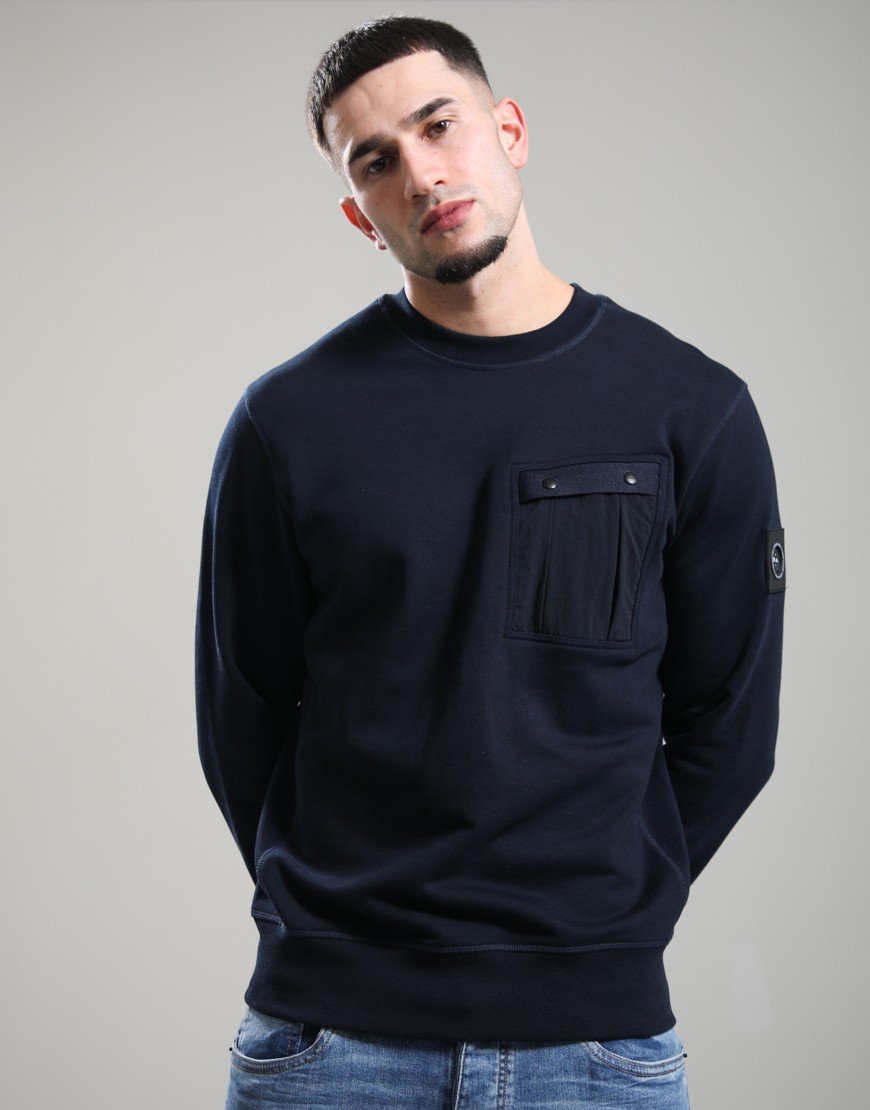 Marshall Artist Woodvale Crewneck Navy