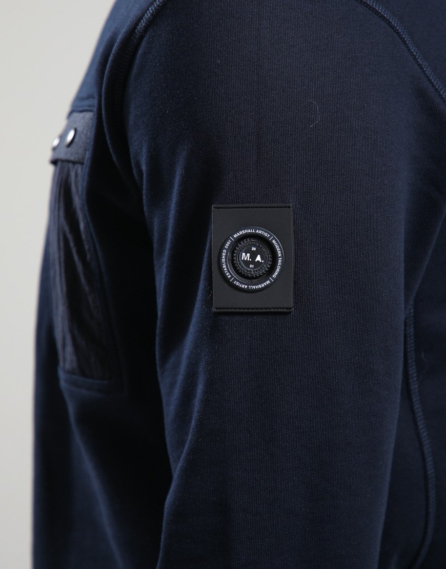 Marshall Artist Woodvale Crewneck Navy