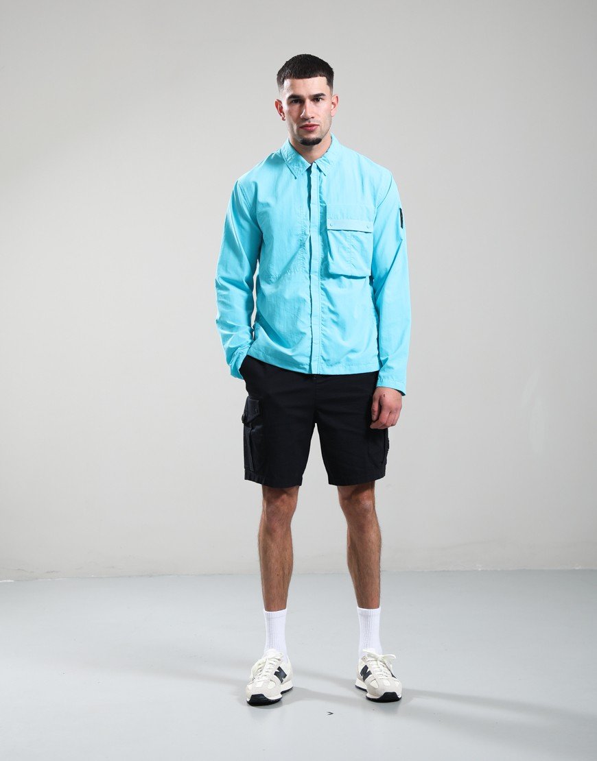 Marshall Artist Woodvale Overshirt Cyan