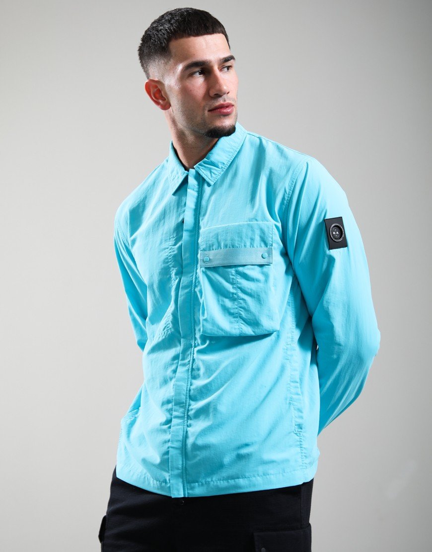 Marshall Artist Woodvale Overshirt Cyan
