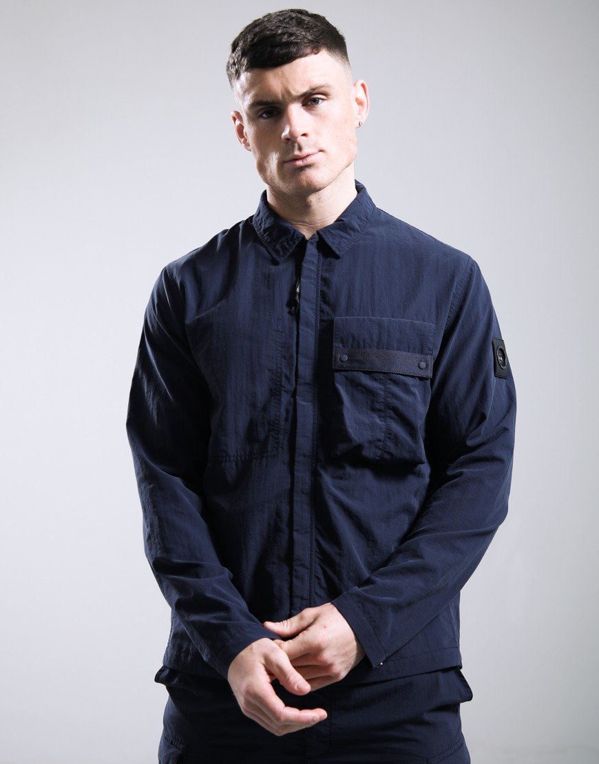 Marshall Artist Woodvale Overshirt Navy