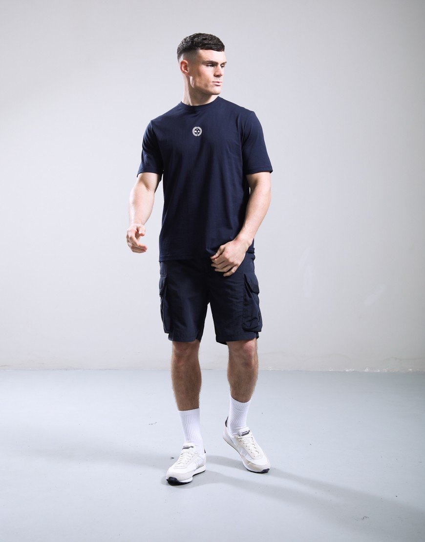 Marshall Artist World In Motion T-Shirt Navy