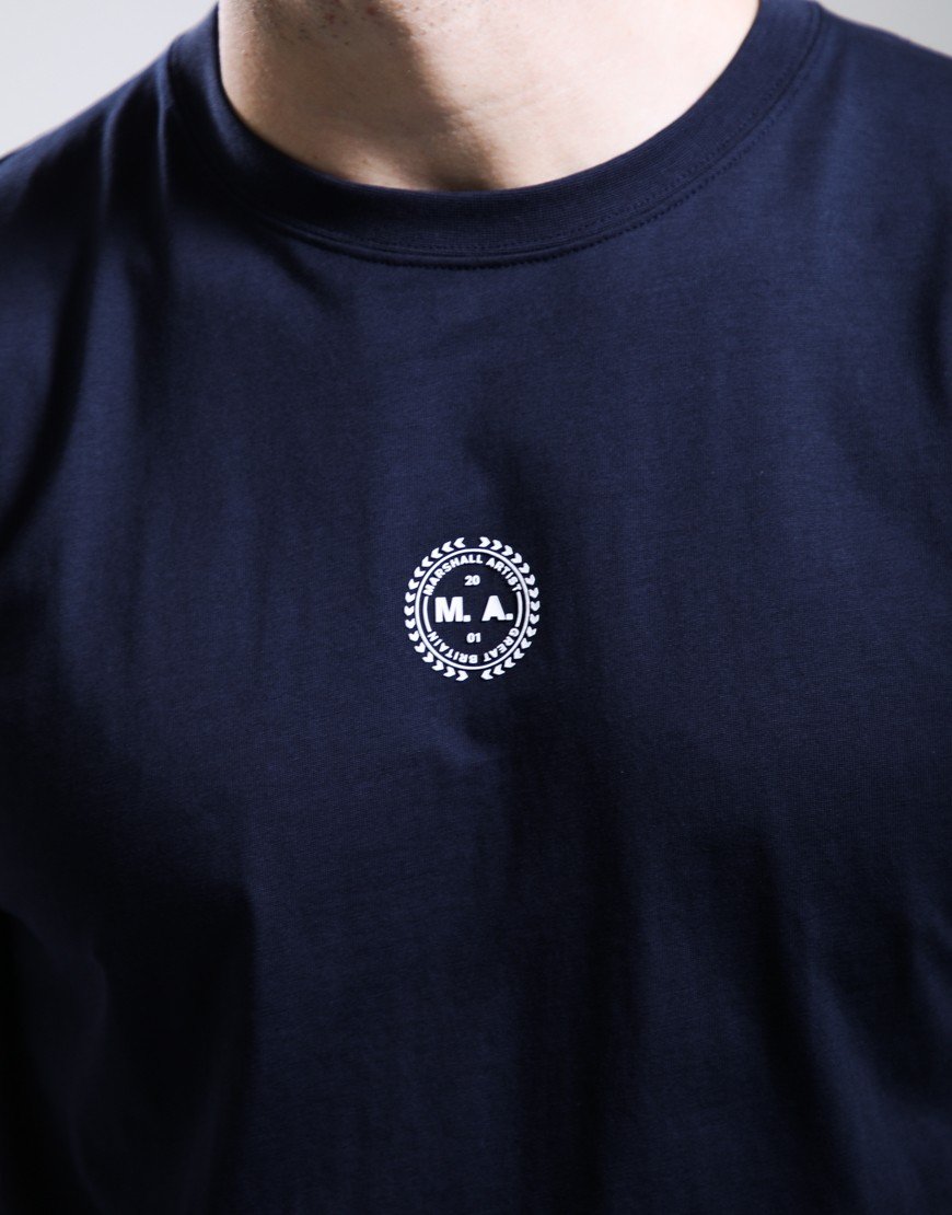 Marshall Artist World In Motion T-Shirt Navy