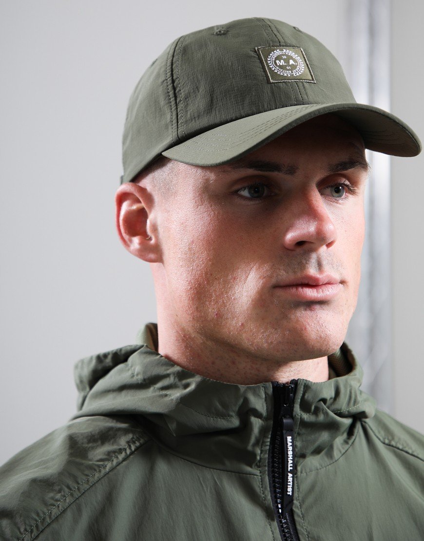Marshall Artist Woven Badge Cap Khaki
