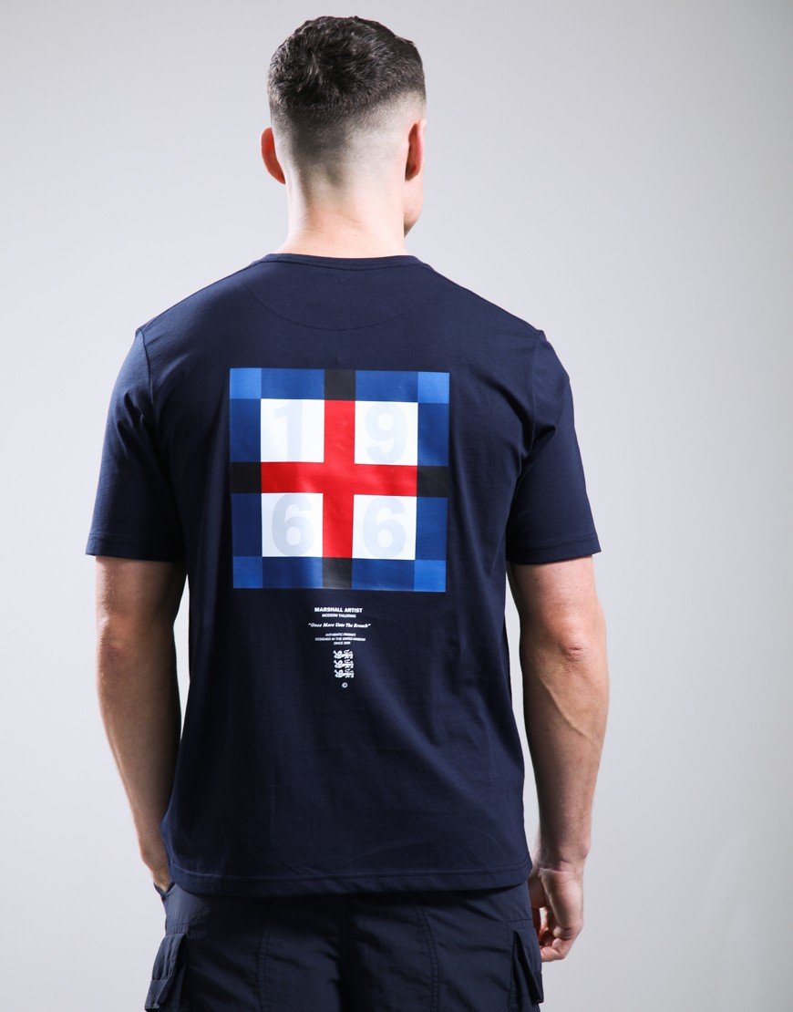 Marshall Artist Zero Twenty Six T-Shirt Navy
