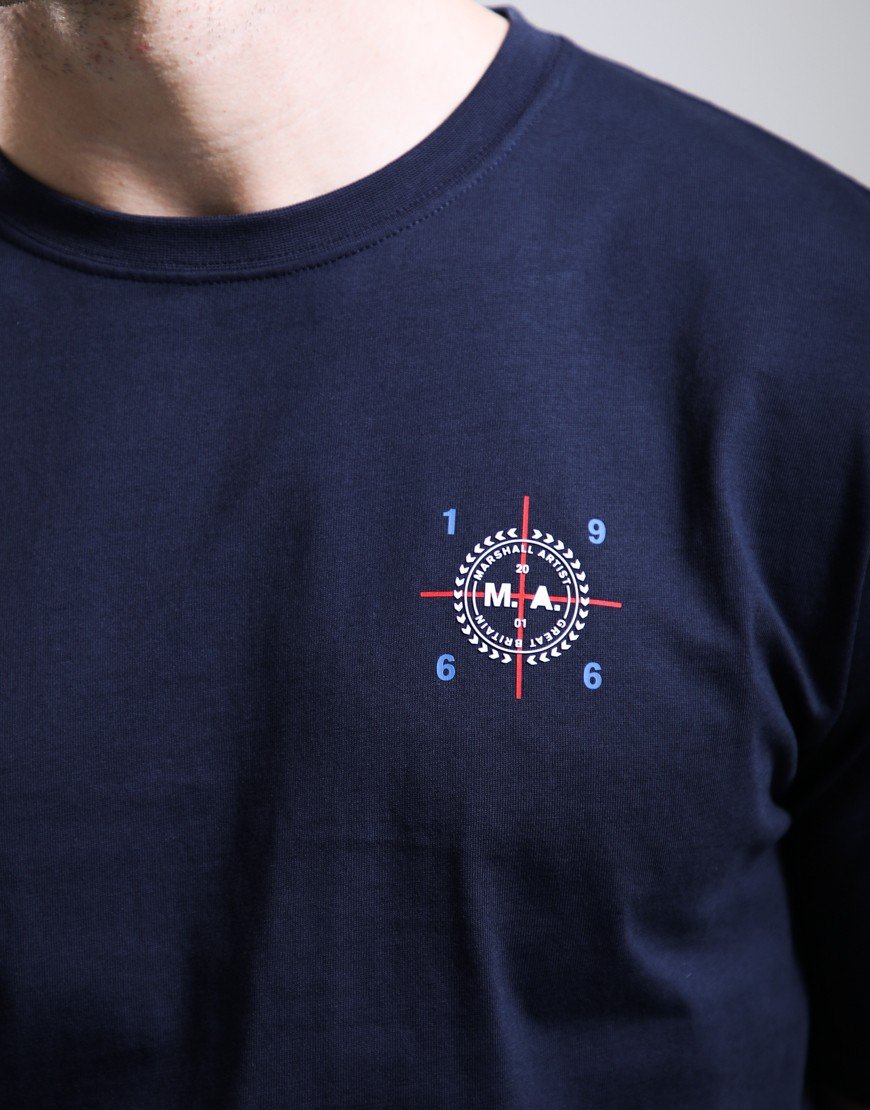 Marshall Artist Zero Twenty Six T-Shirt Navy