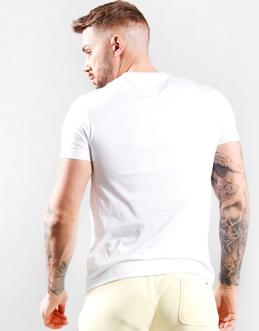 Tommy Hilfiger Corp Chest Logo T-Shirt White