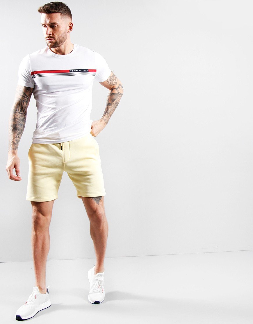 Tommy Hilfiger Corp Chest Logo T-Shirt White