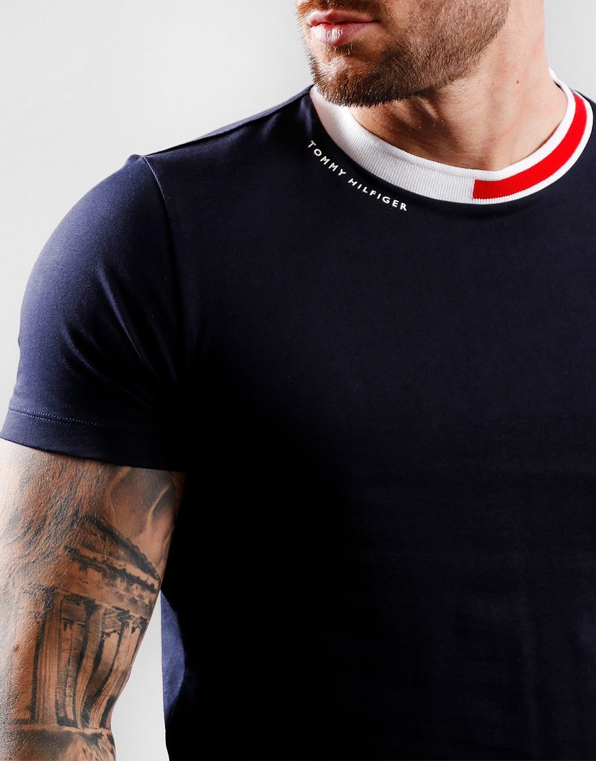 Tommy Hilfiger RWB Collar T-Shirt 