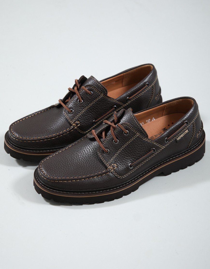 Mephisto Adrien Montana Shoes Dark Brown