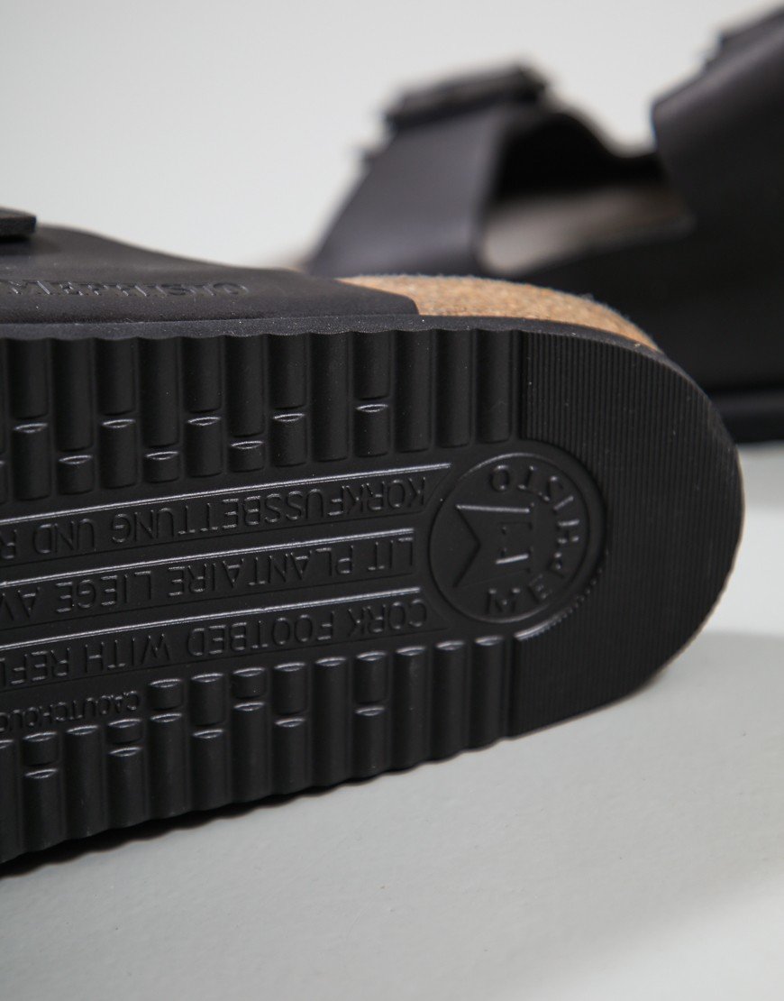 Mephisto Nerio Scratch Sandals Black