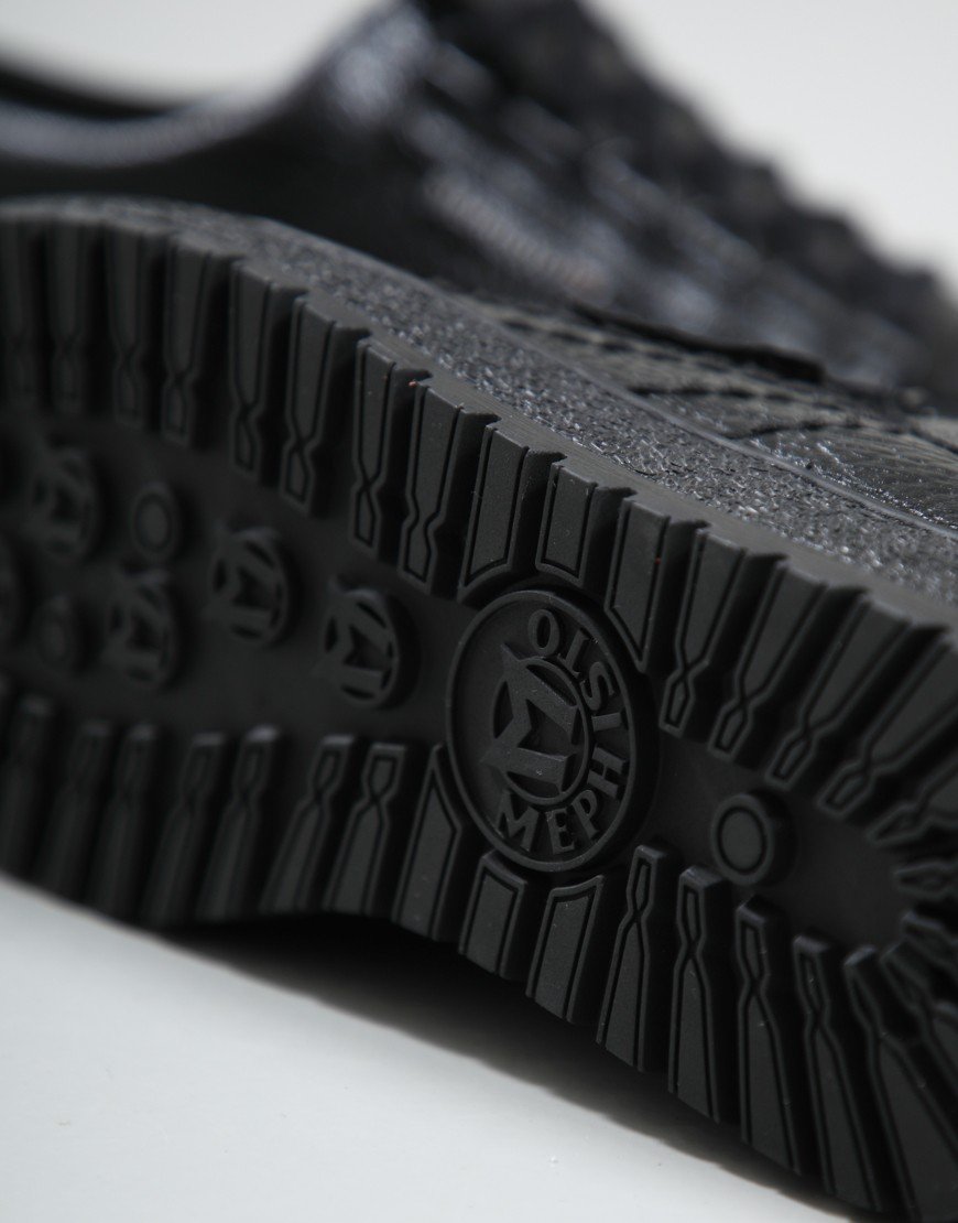 Mephisto Rainbow Mamouth Leather Eco Shoes Black