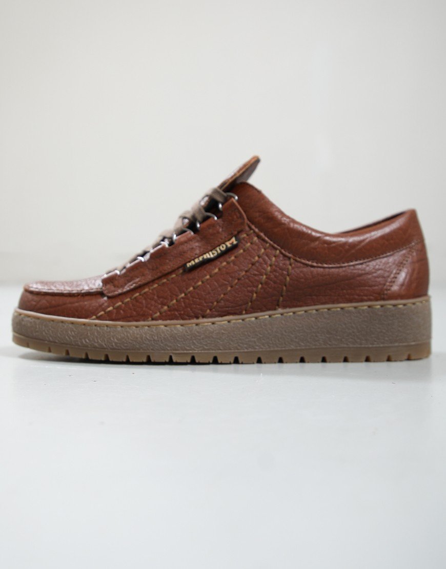 Mephisto Rainbow Mamouth Leather Eco Shoes Desert