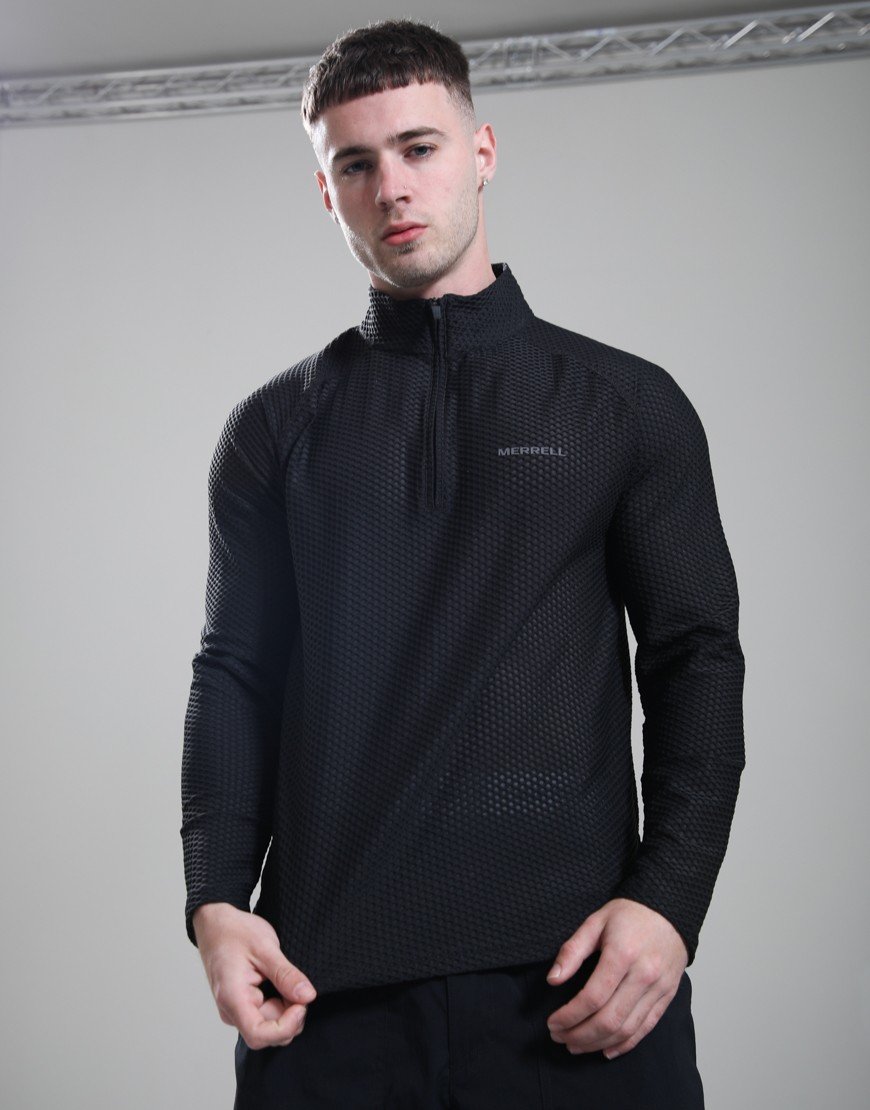Merrell Teebo Quarter Zip Sweat Black