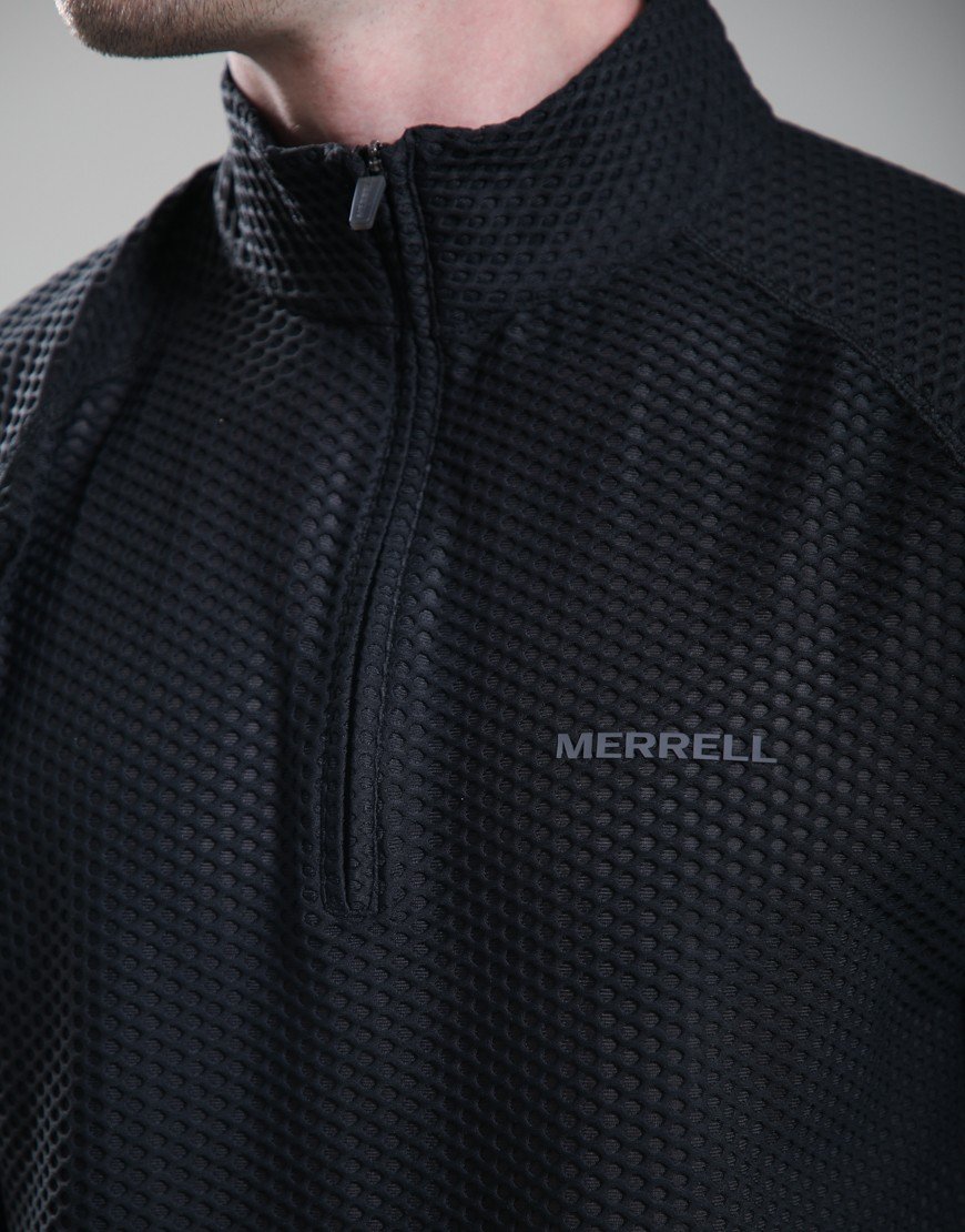 Merrell Teebo Quarter Zip Sweat Black