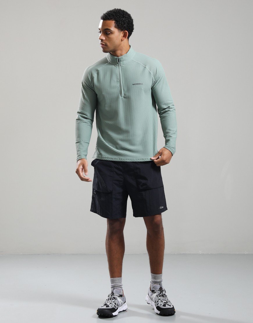 Merrell Teebo Quarter Zip Sweat Iceberg Green