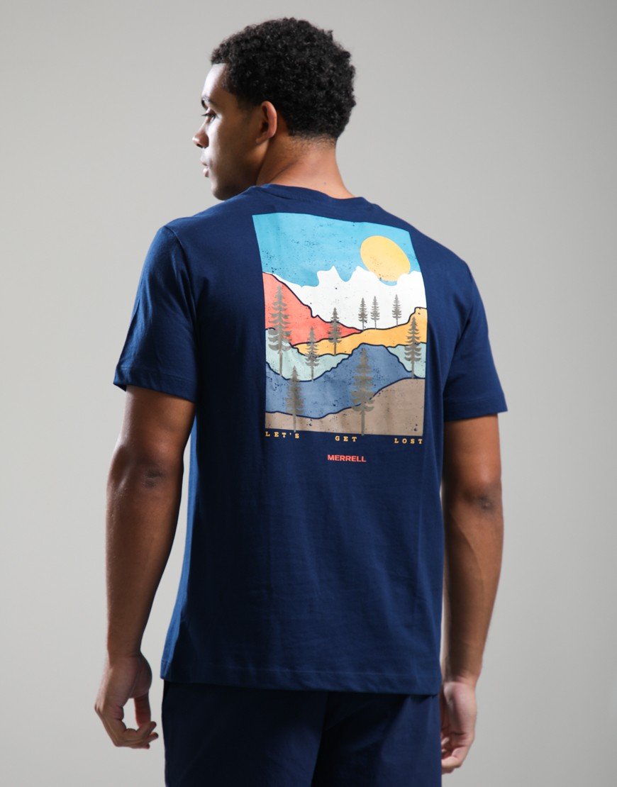 Merrell Vintage T-Shirt Navy Night