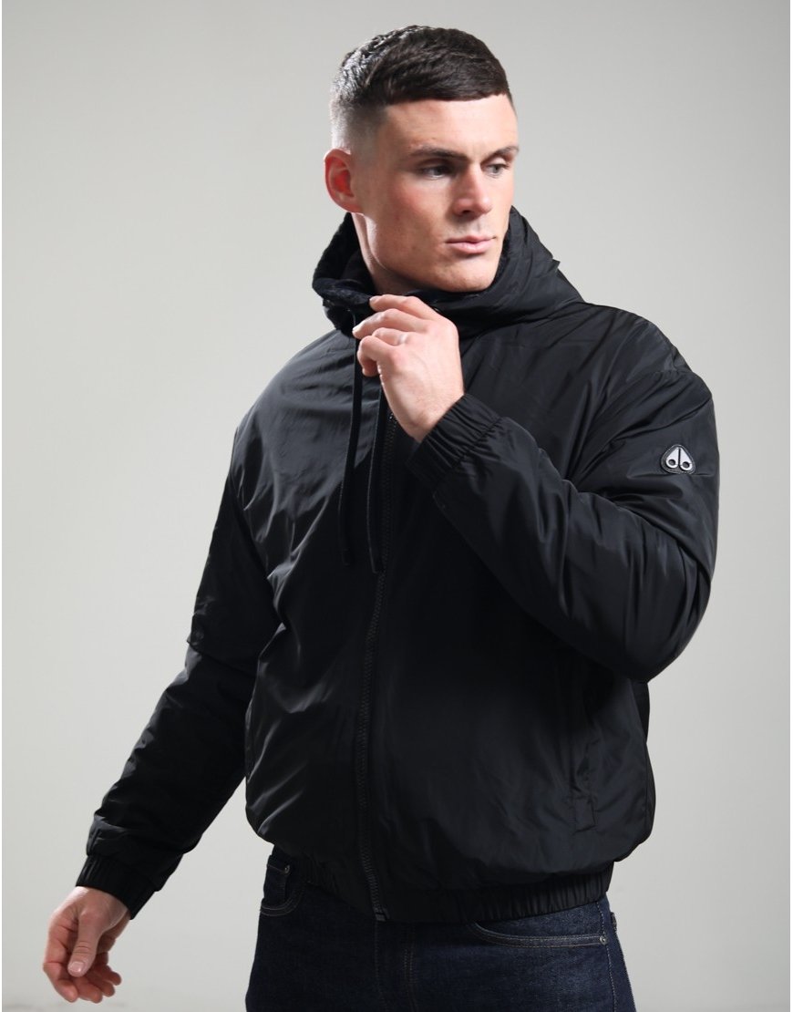 Moose Knuckles Borden Reversible Bunny Jacket Black