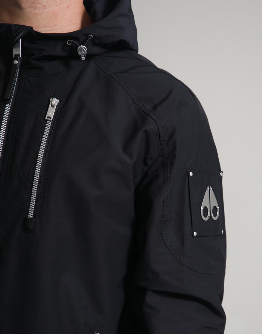 Moose Knuckles Charlesbourg Hooded Jacket Black