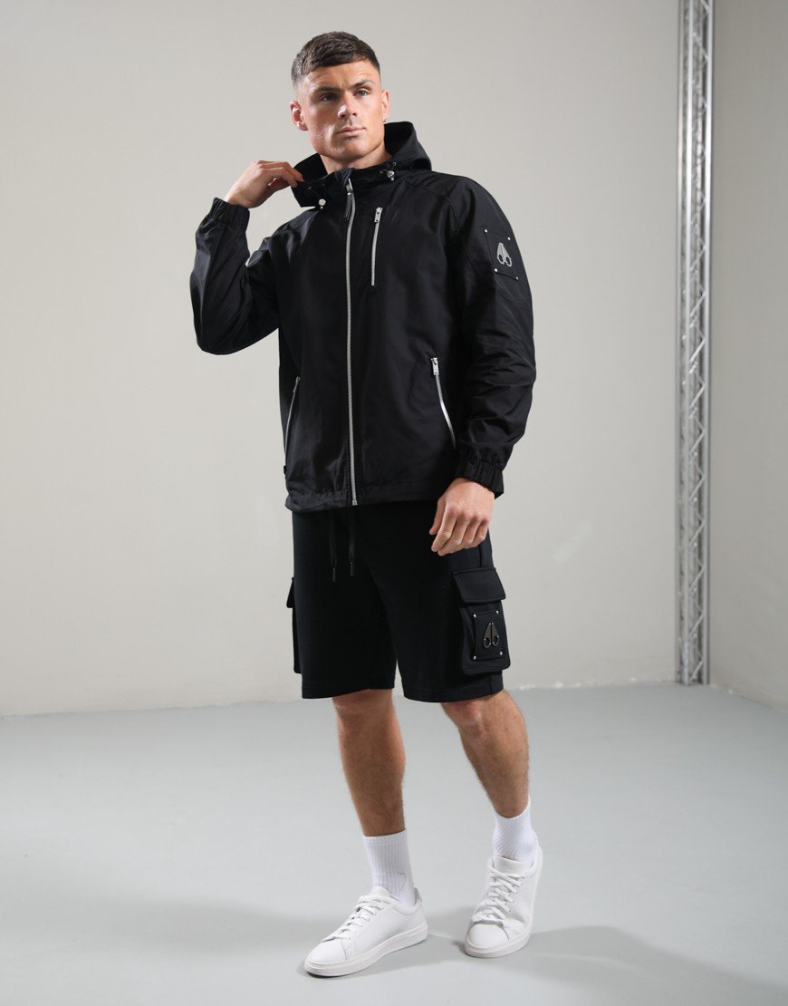 Moose Knuckles Charlesbourg Hooded Jacket Black