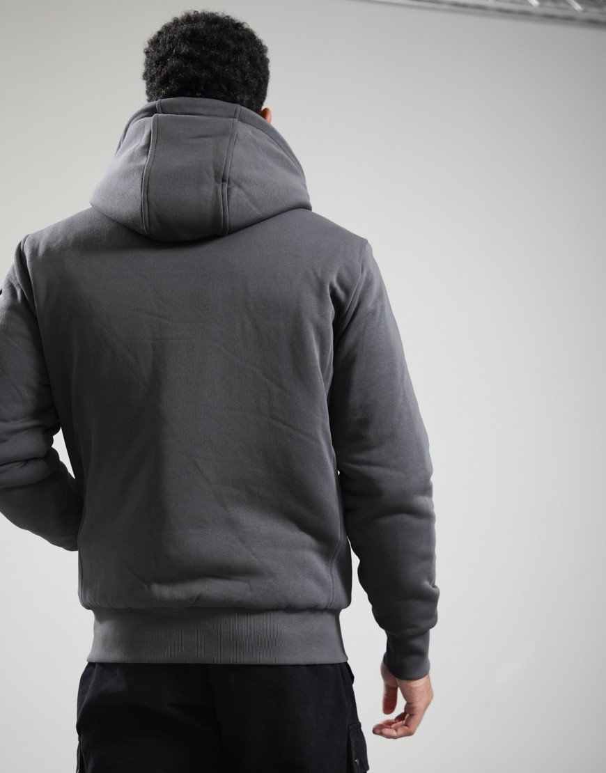 Moose Knuckles Classic Bunny Zip Up Sweat Cement
