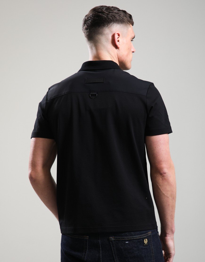 Moose Knuckles Dalon Polo Shirt Black