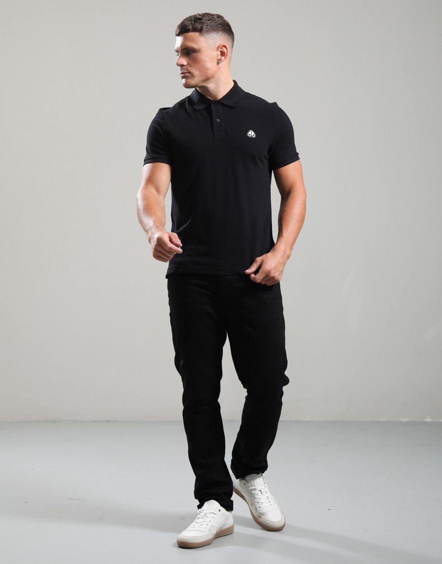 Moose Knuckles Everett Polo Shirt Black