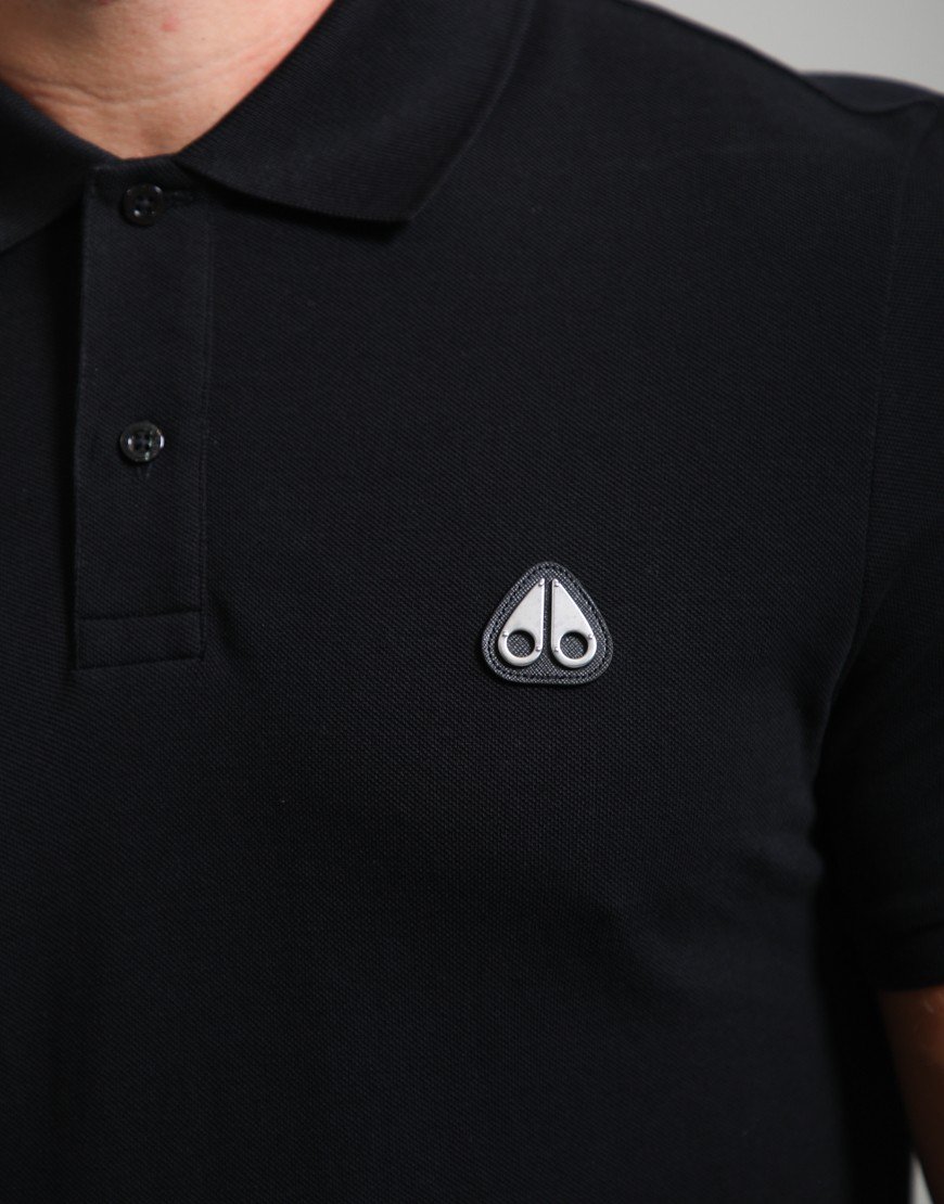 Moose Knuckles Everett Polo Shirt Black