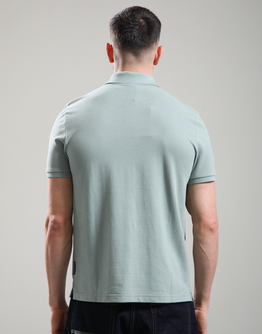 Moose Knuckles Everett Polo Shirt Dusty Jade