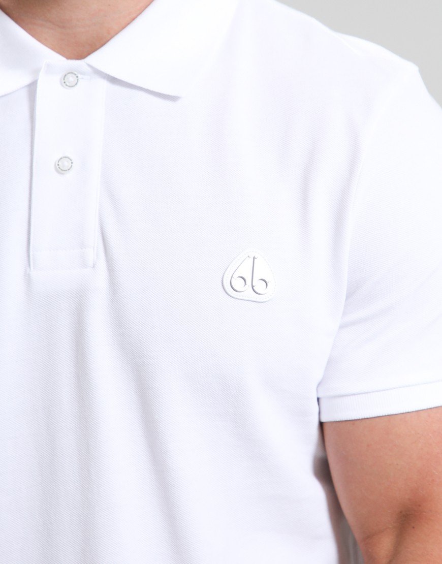 Moose Knuckles Everett Polo Shirt White