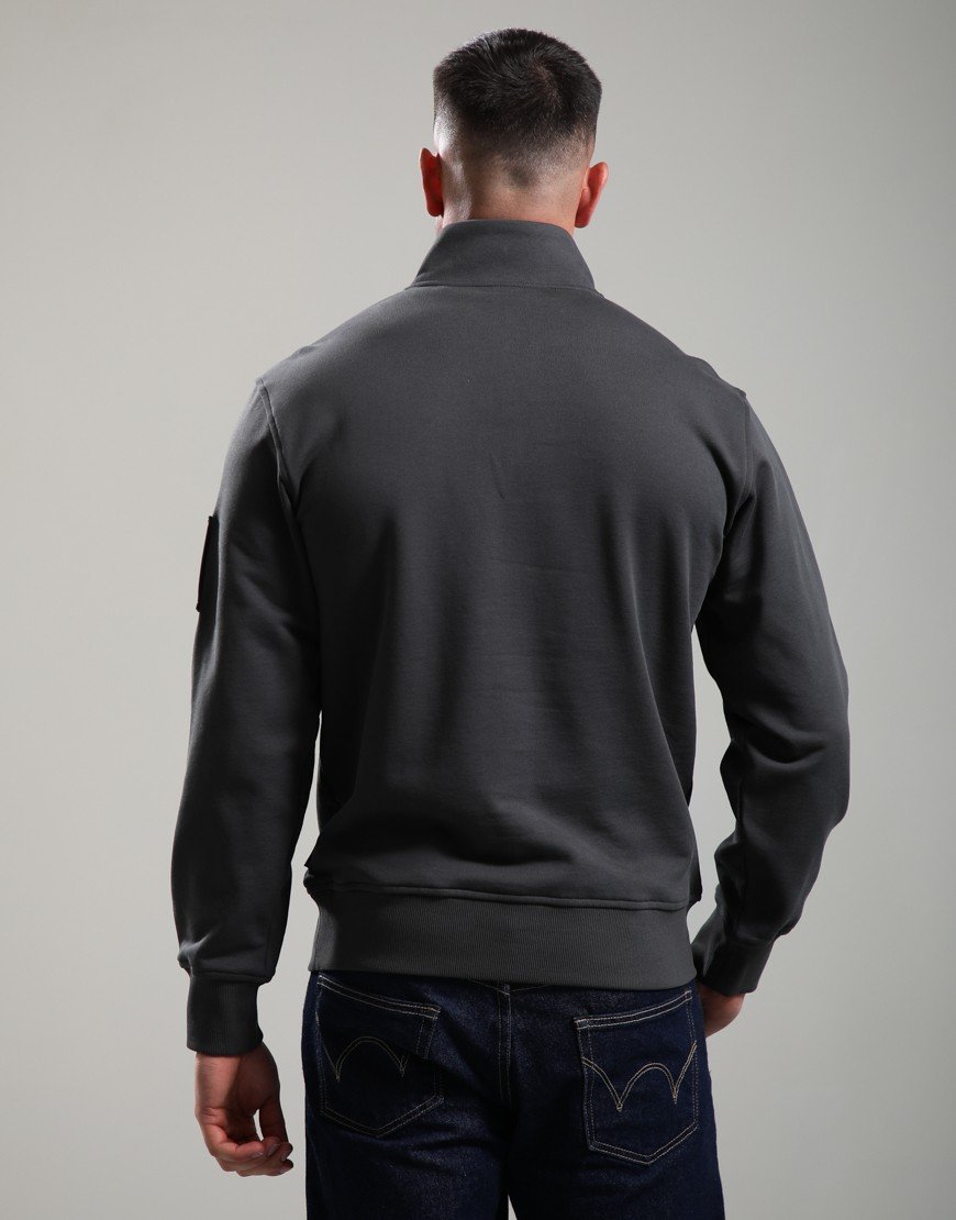 Moose Knuckles Hartsfield 1/4 Zip Sweat Cement