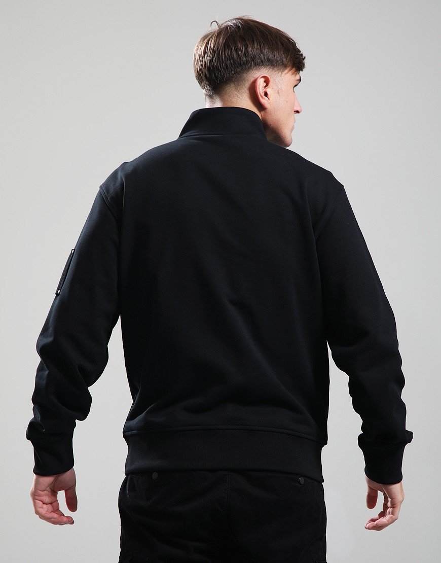 Moose Knuckles Hartsfield 1/4 Zip Sweat Black