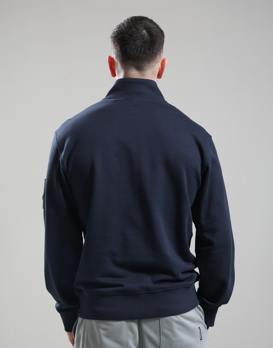Moose Knuckles Hartsfield 1/4 Zip Sweat Navy