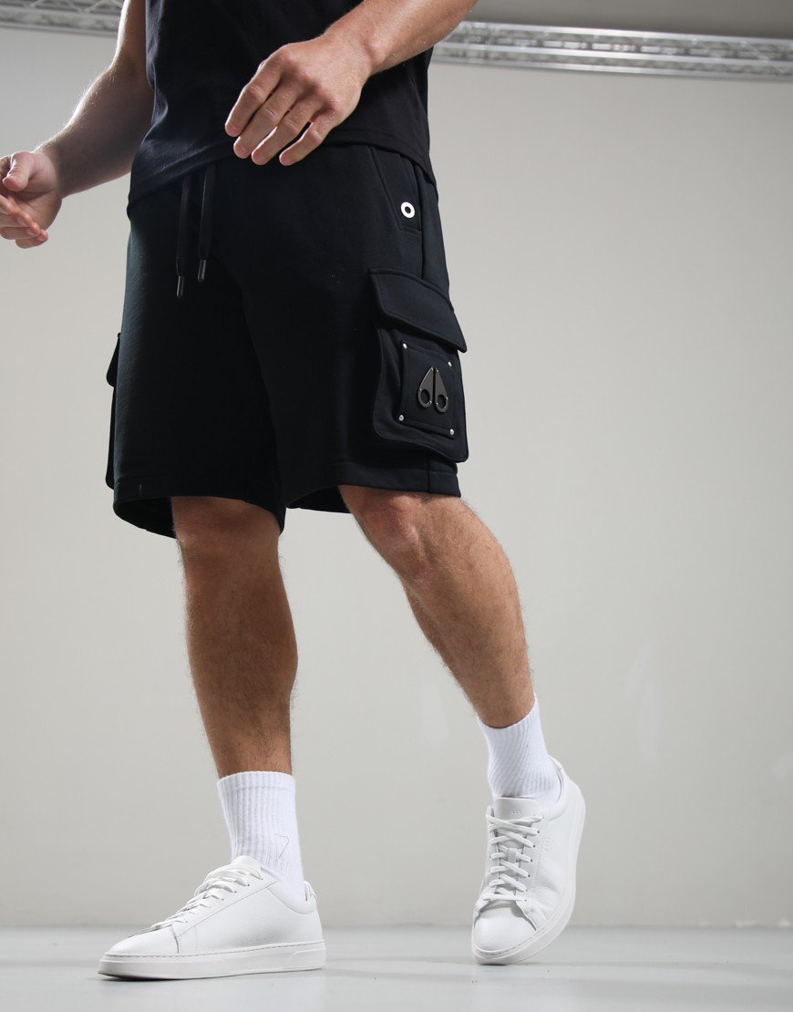Moose Knuckles Hartsfield Cargo Shorts Black