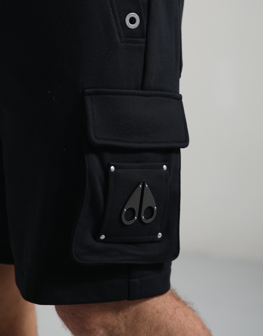 Moose Knuckles Hartsfield Cargo Shorts Black