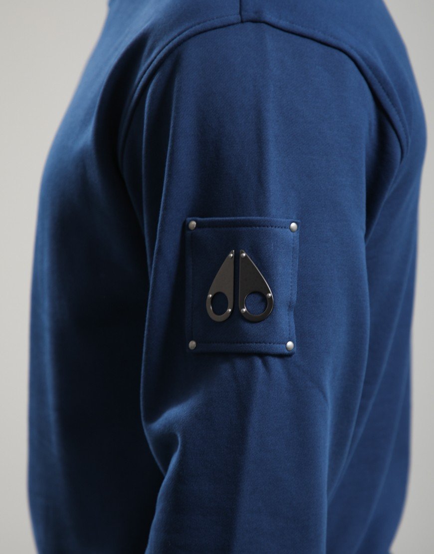 Moose Knuckles Hartsfield Crew Sweat Nightfall