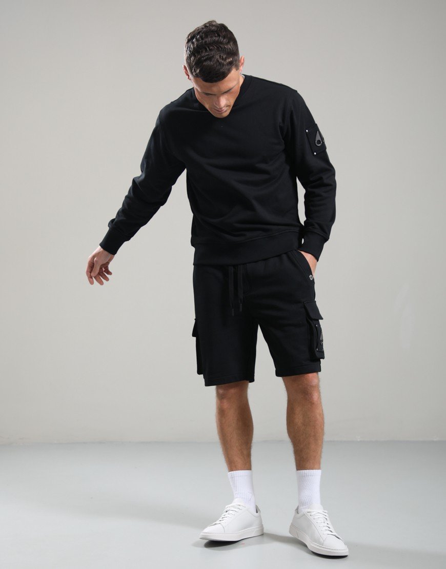 Moose Knuckles Hartsfield Crew Sweat Black