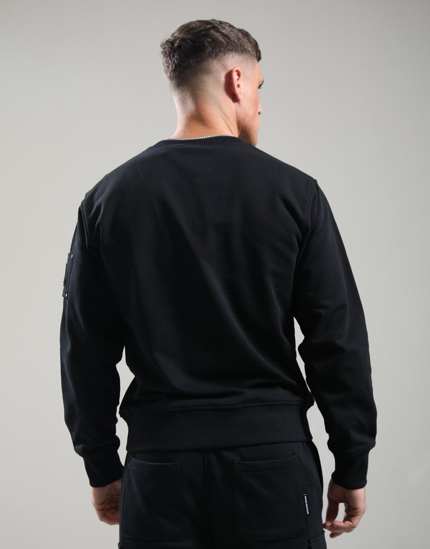Moose Knuckles Hartsfield Crew Sweat Black