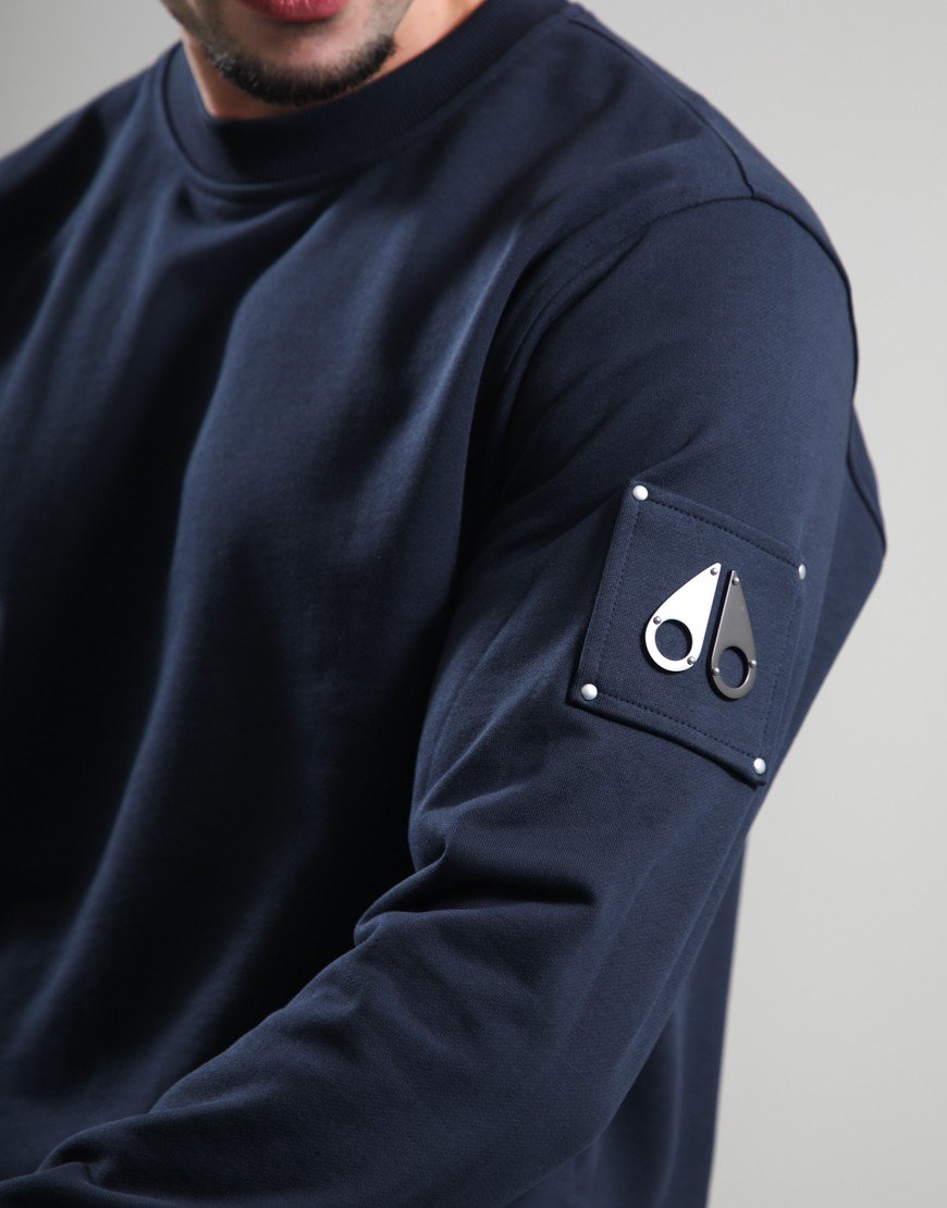 Moose Knuckles Hartsfield Crew Sweat Navy