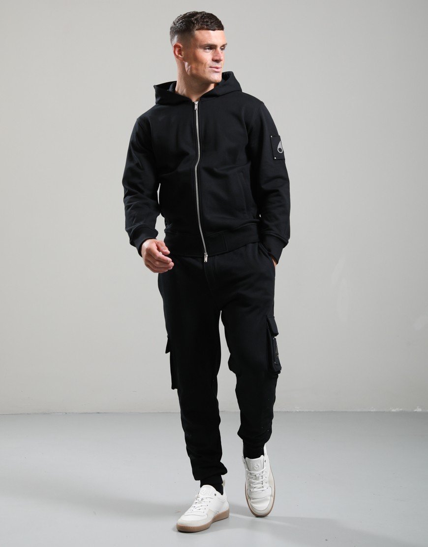 Moose Knuckles Hartsfield Zip Hoodie Black