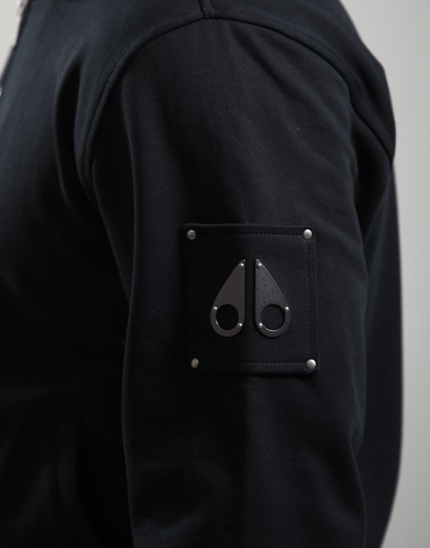 Moose Knuckles Hartsfield Zip Hoodie Black