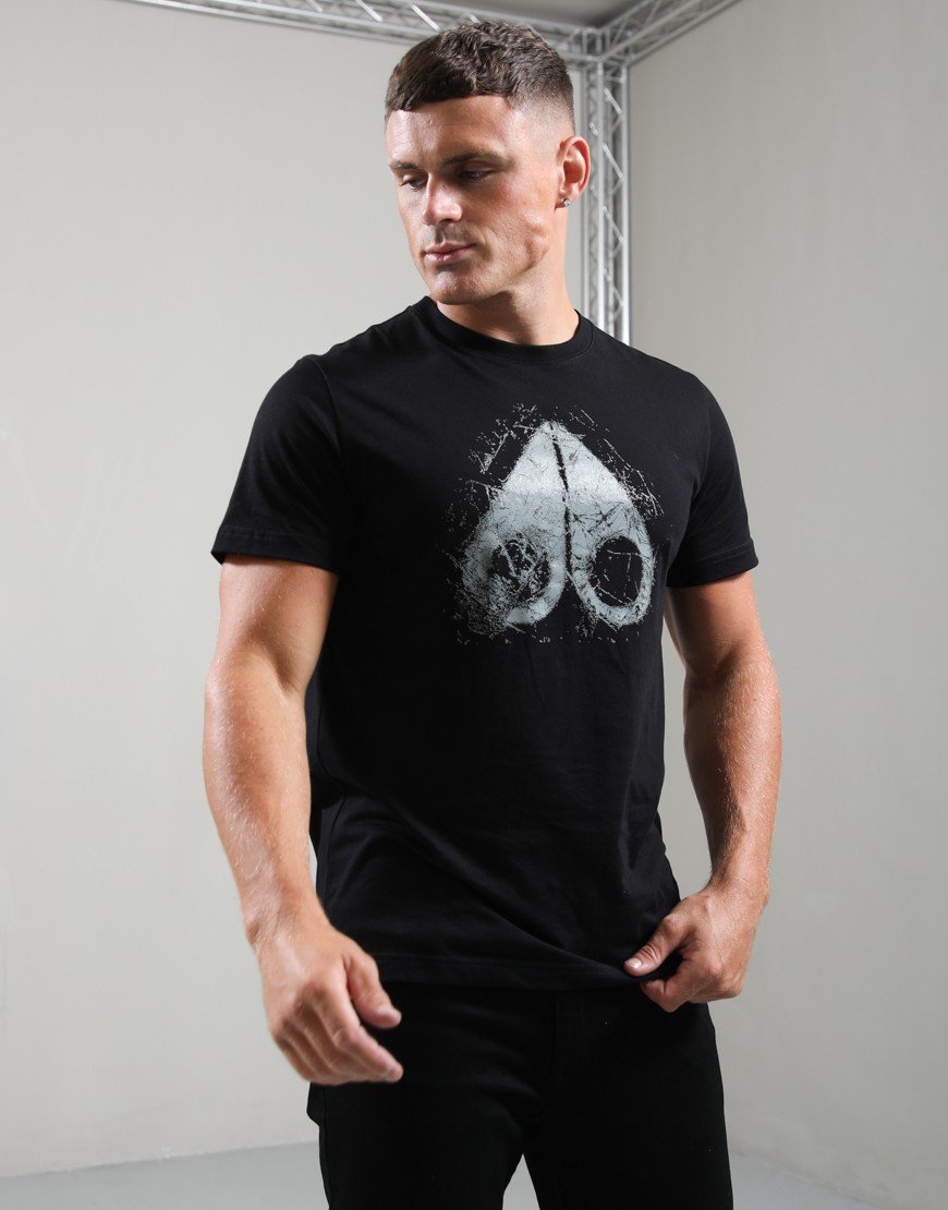 Moose Knuckles Icebreak Logo T-Shirt Black