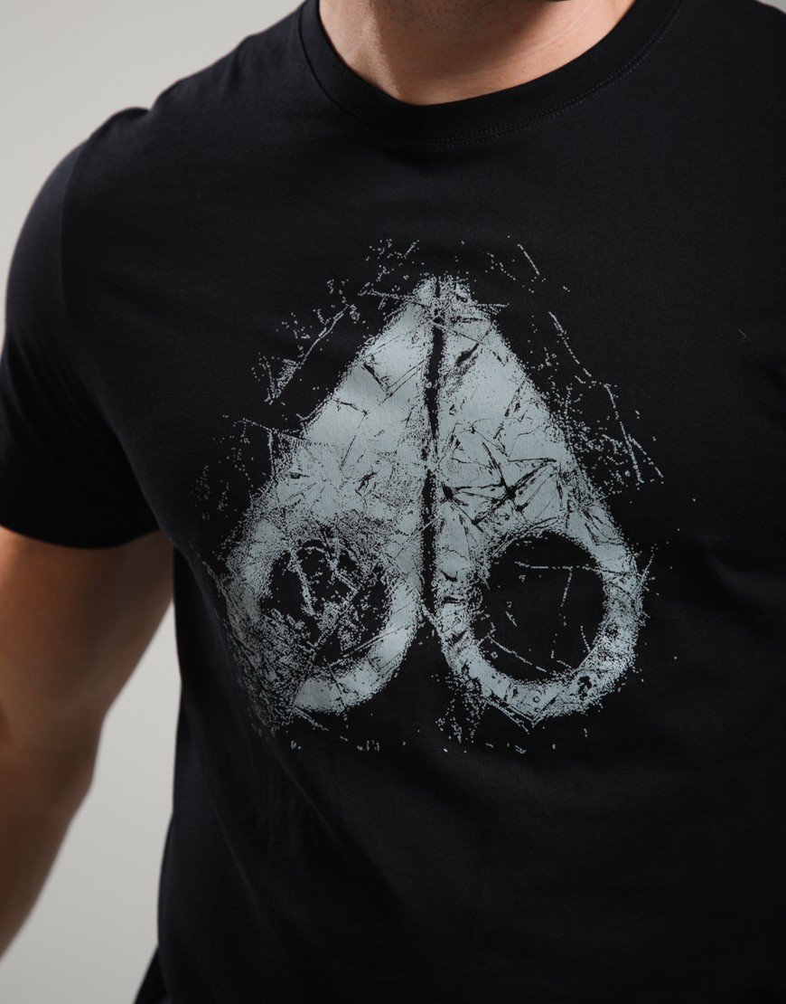 Moose Knuckles Icebreak Logo T-Shirt Black