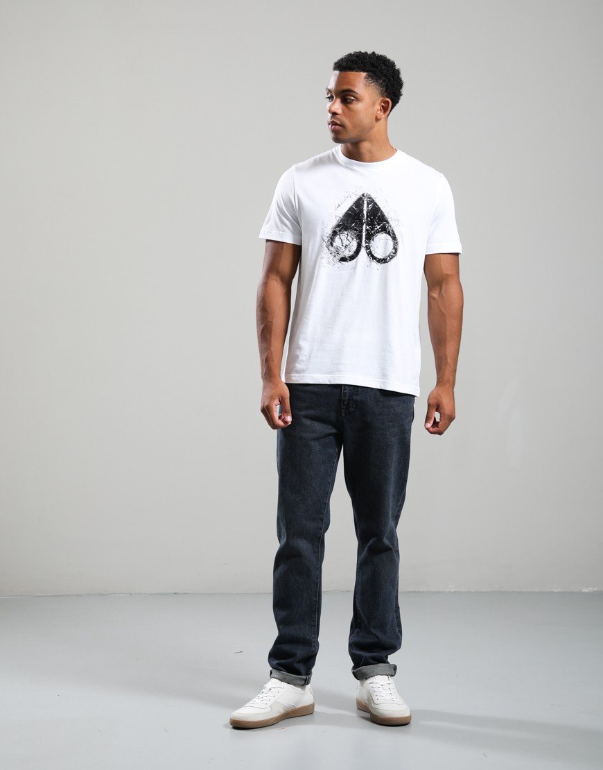 Moose Knuckles Icebreak Logo T-Shirt White