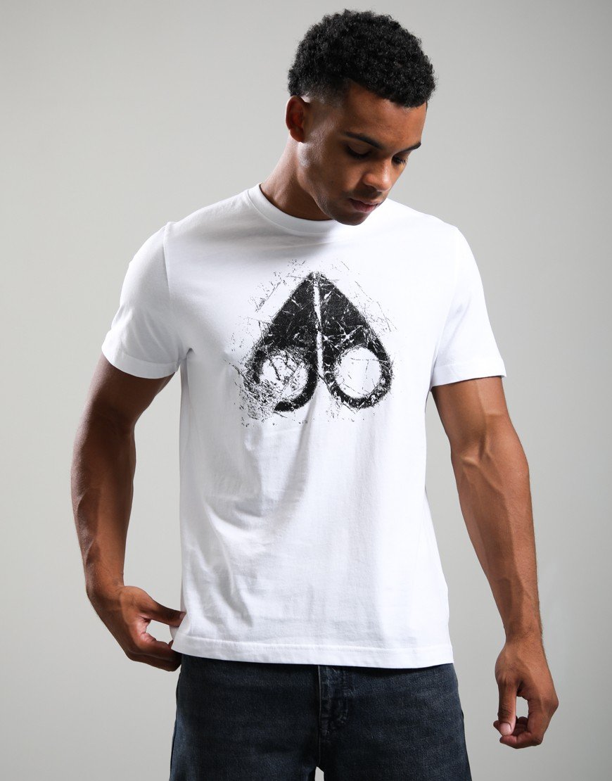 Moose Knuckles Icebreak Logo T-Shirt White